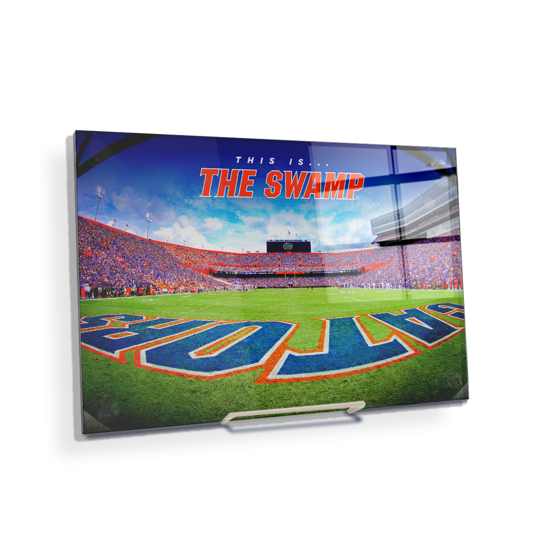 Florida Gators - This is the Swamp End Zone - College Wall Art #Canvas