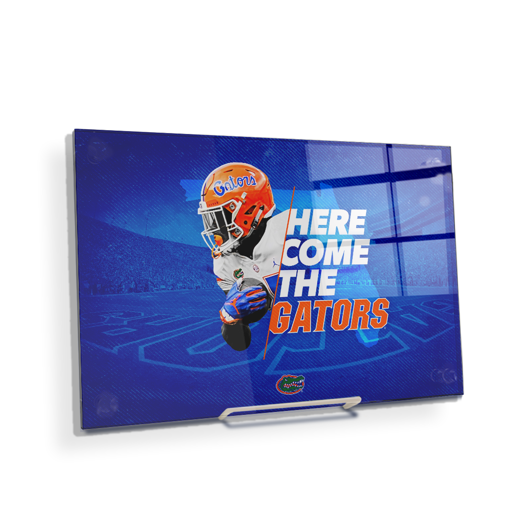 Florida Gators - Here Come the Gators - College Wall Art #Canvas