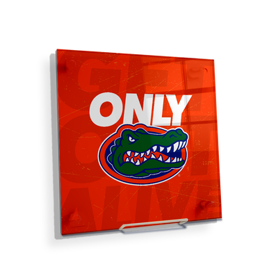 Florida Gators - Only Gators Orange - College Wall Art #Acrylic Mini