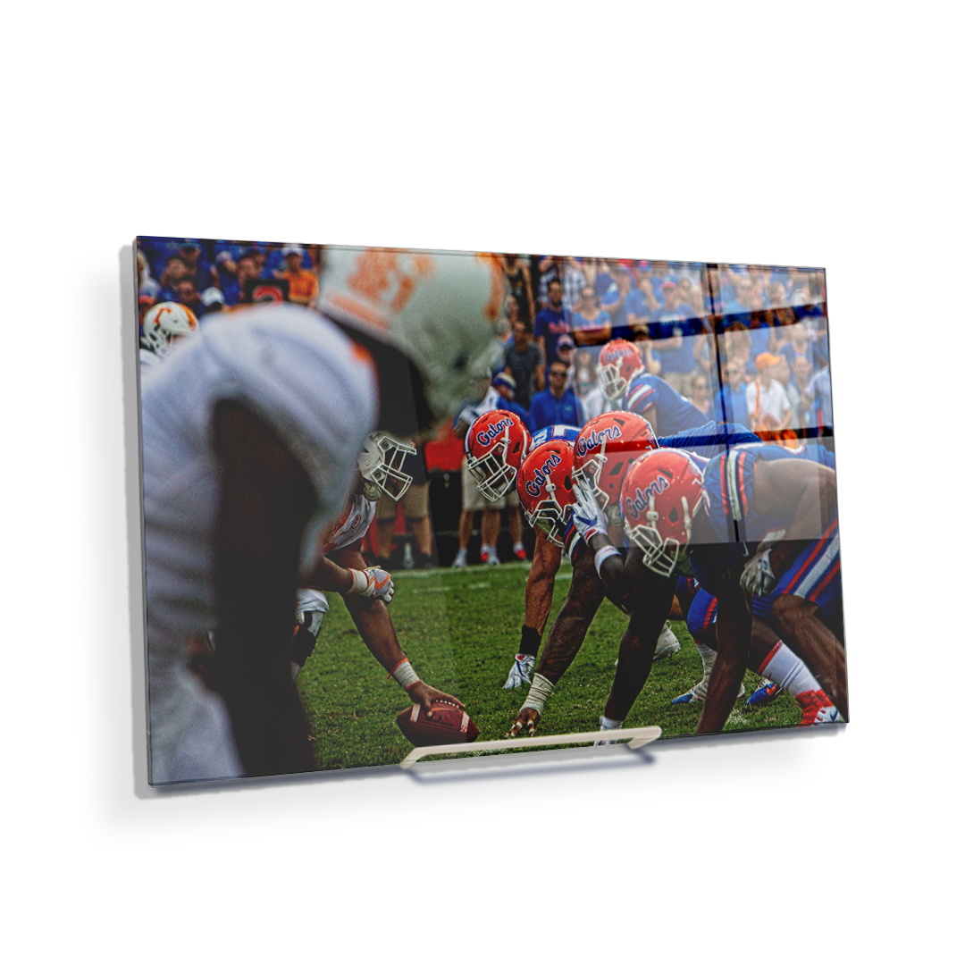 Florida Gators - Gator Line - College Wall Art #Canvas