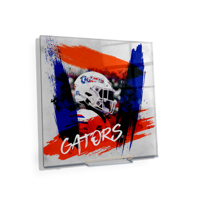 Florida Gators - Florida Gators Paint Splash - College Wall Art #Acrylic Mini