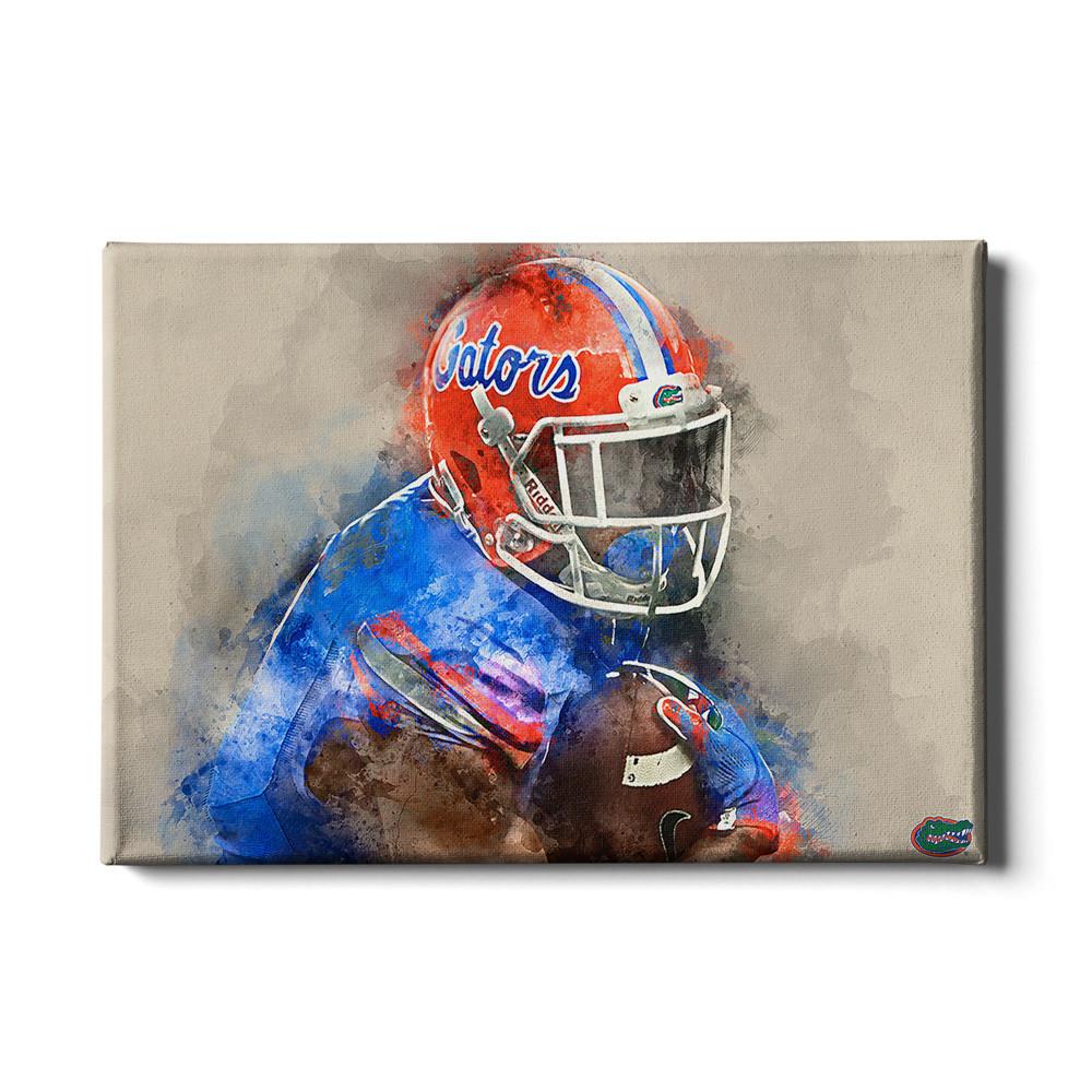 Florida Gators - Gator Watercolor - College Wall Art #Canvas