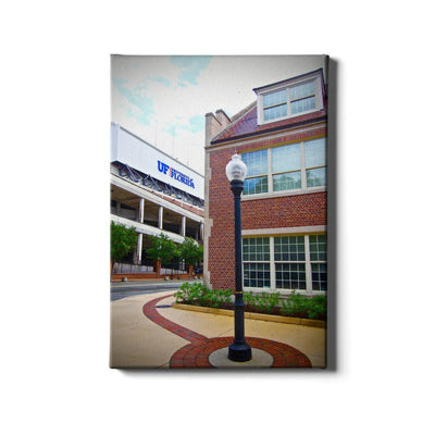 Florida Gators - UF Street Lamp - College Wall Art #Canvas