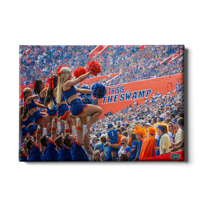 Florida Gators - Swamp Cheer - College Wall Art #Canvas