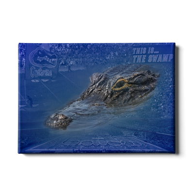 Florida Gators - Gator Swamp - College Wall Art #Canvas