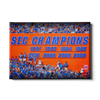 Florida Gators - SEC Champs Sign - College Wall Art #Canvas