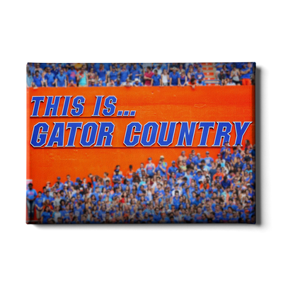 Florida Gators - Gator Country - College Wall Art #CAnvas