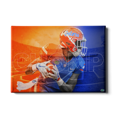 Florida Gators - Orange and Blue CHOMP - College Wall Art #Canvas