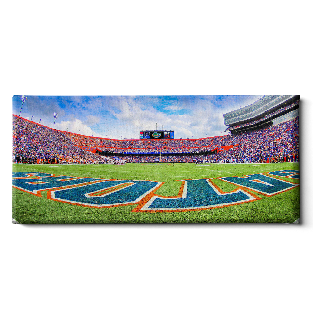 Florida Gators - The Swamp Panoramic - College Wall Art #Canvas