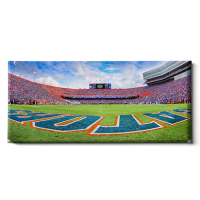 Florida Gators - The Swamp Panoramic - College Wall Art #Canvas