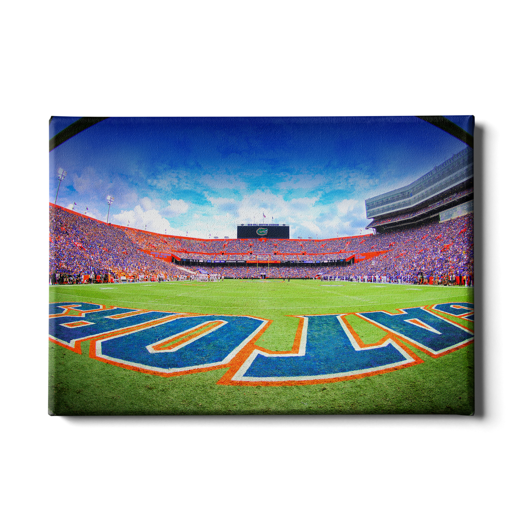 Florida Gators - Swamp End Zone - College Wall Art #Canvas