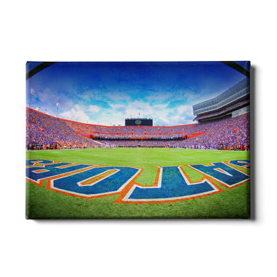 Florida Gators - Swamp End Zone - College Wall Art #Canvas