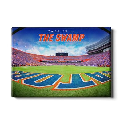 Florida Gators - This is the Swamp End Zone - College Wall Art #Canvas