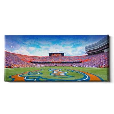 Florida Gators - Gators Panoramic - College Wall Art #Canvas