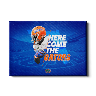 Florida Gators - Here Come the Gators - College Wall Art #Canvas