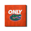 Florida Gators - Only Gators Orange - College Wall Art #Canvas