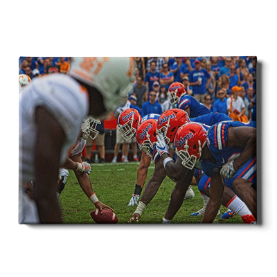 Florida Gators - Gator Line - College Wall Art #Canvas