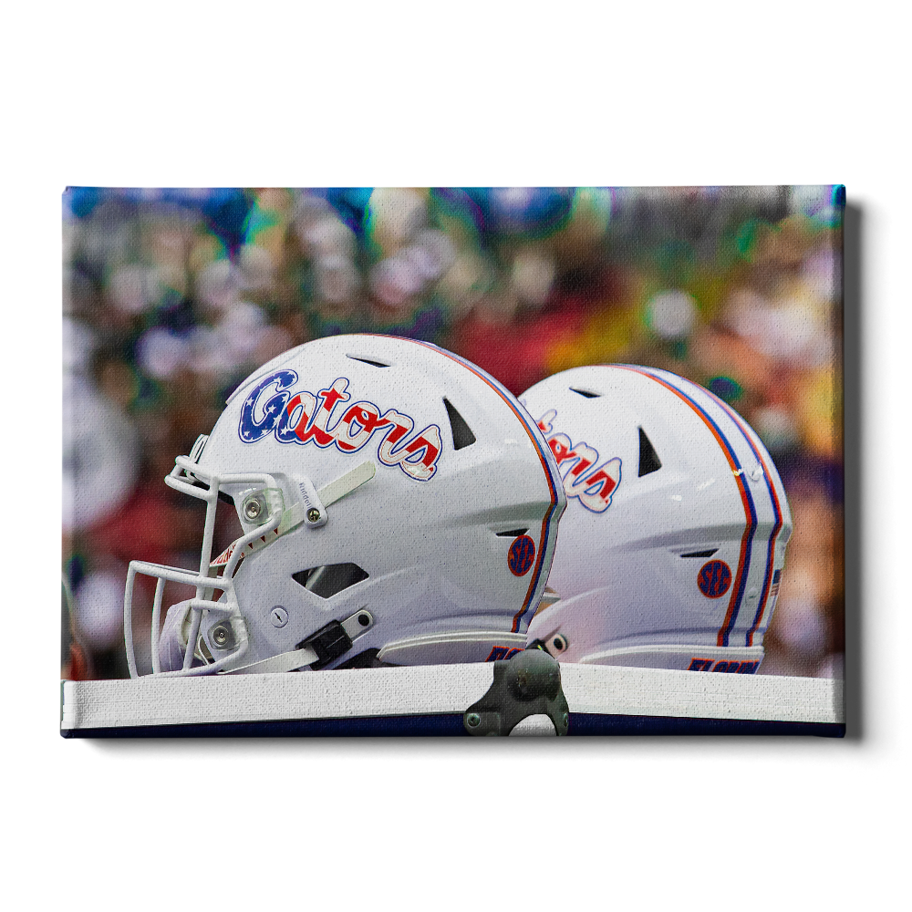 Florida Gators - USA Helmets - College Wall Art #Canvas