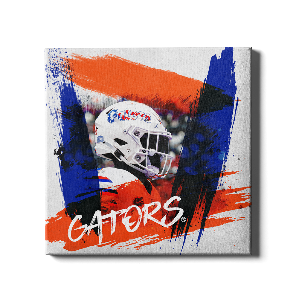 Florida Gators - Florida Gators Paint Splash - College Wall Art #Canvas