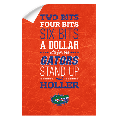 Florida Gators - Mr Two Bits - College Wall Art #Wall Decal