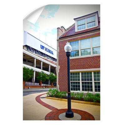 Florida Gators - UF Street Lamp - College Wall Art #Wall Decal