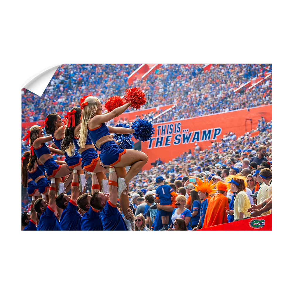 Florida Gators - Swamp Cheer - College Wall Art #Canvas