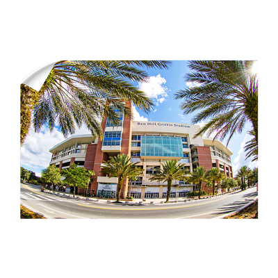 Florida Gators - Fisheye View Ben Hill Griffin Stadium - College Wall Art #Wall Decal