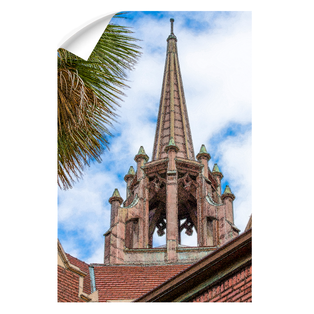 Florida Gators - Church Steeple - College Wall Art #Canvas