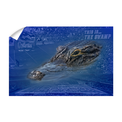 Florida Gators - Gator Swamp - College Wall Art #Wall Decal