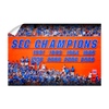 Florida Gators - SEC Champs Sign - College Wall Art #Wall Decal