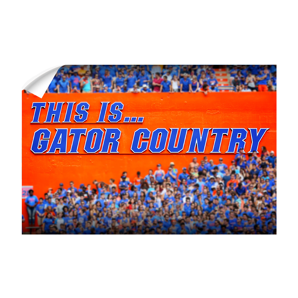 Florida Gators - Gator Country - College Wall Art #CAnvas