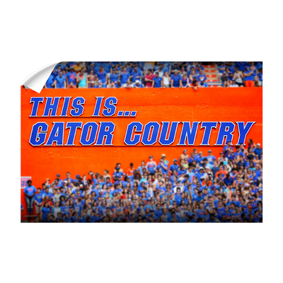 Florida Gators - Gator Country - College Wall Art #Wall Decal