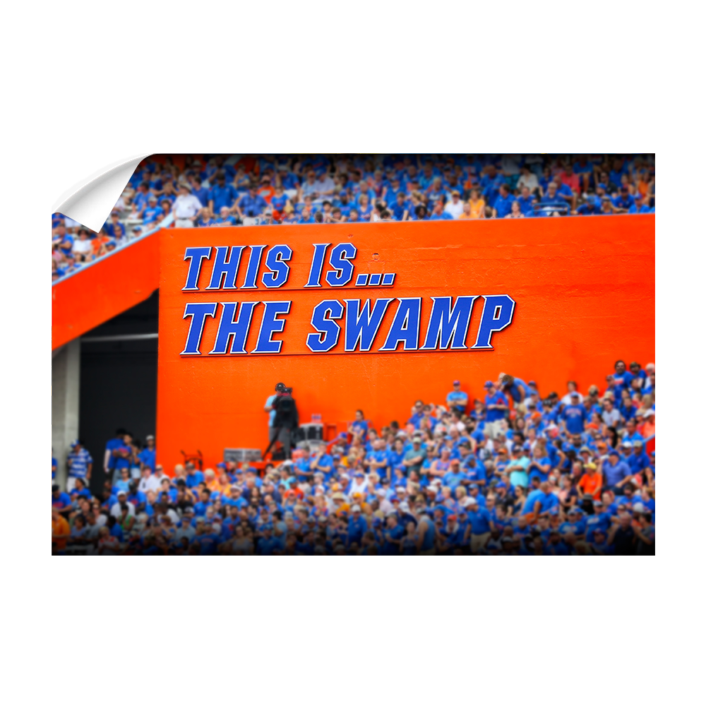 Florida Gators - Swamp Sign - College Wall Art #Canvas