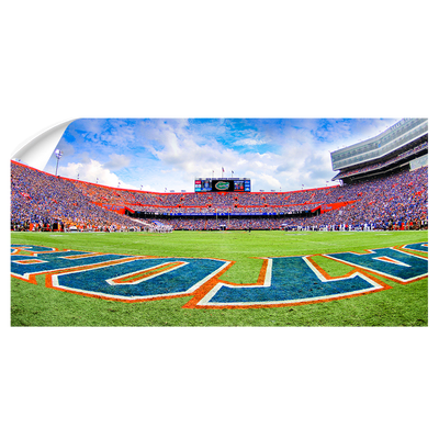 Florida Gators - The Swamp Panoramic - College Wall Art #Wall Decal