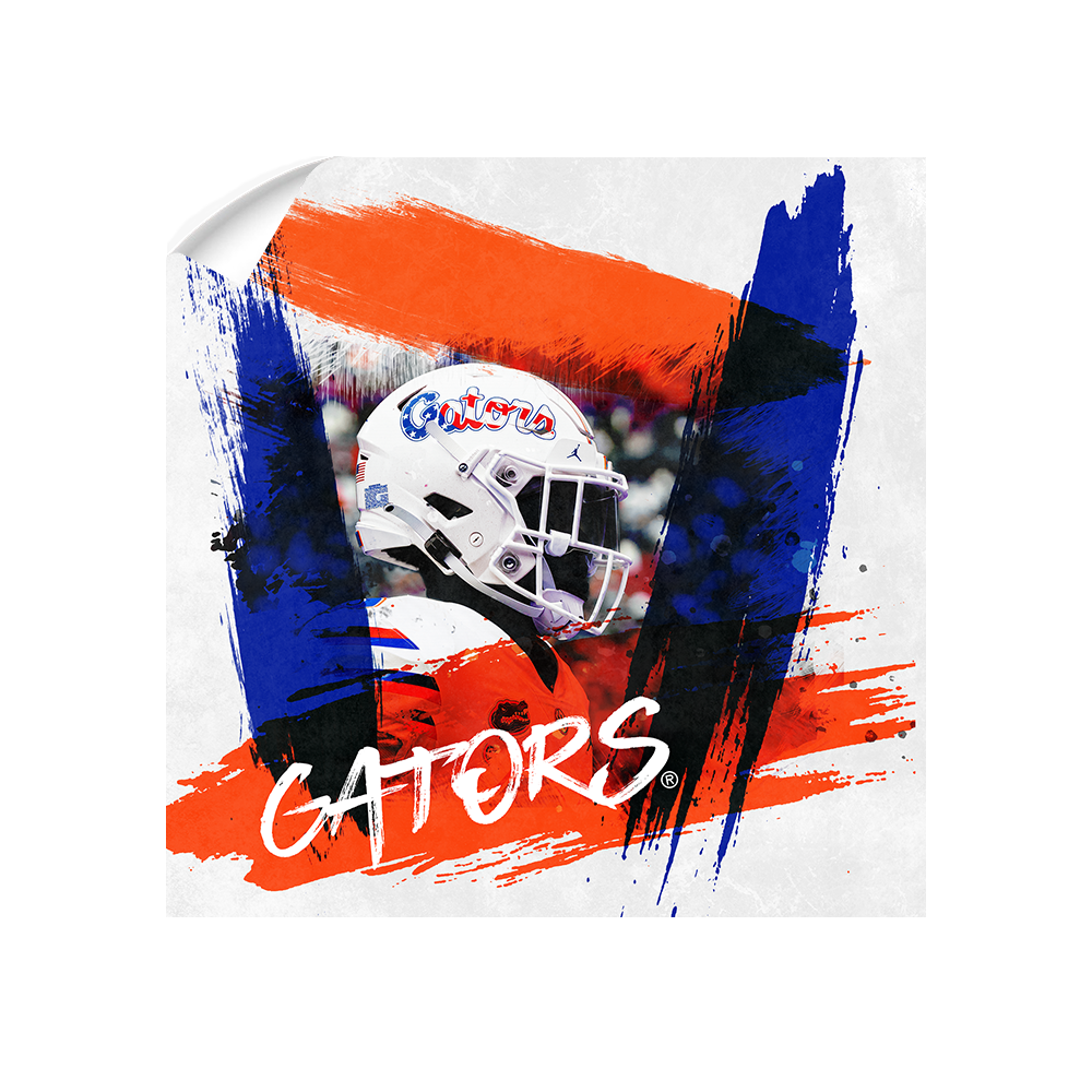 Florida Gators - Florida Gators Paint Splash - College Wall Art #Canvas