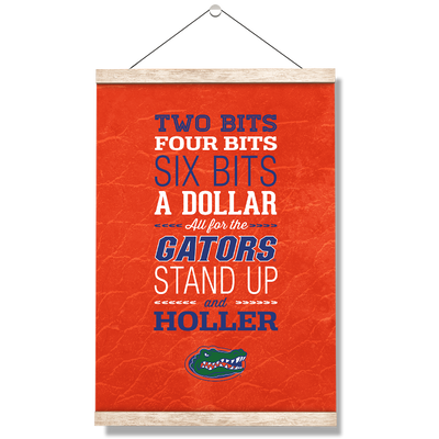 Florida Gators - Mr Two Bits - College Wall Art #Hanging Canvas