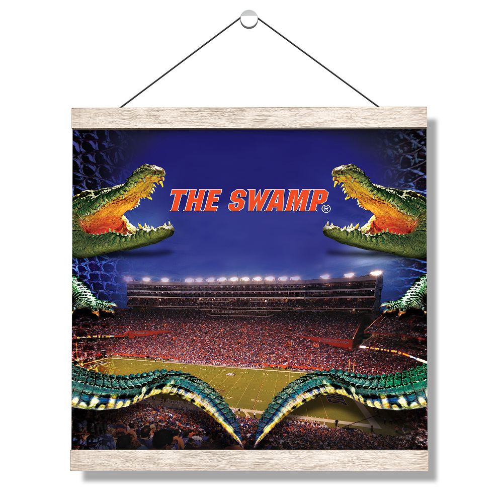 Florida Gators - Night Gator - College Wall Art #Canvas