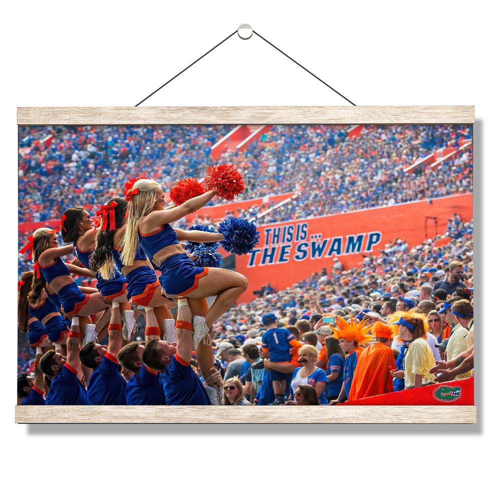 Florida Gators - Swamp Cheer - College Wall Art #Canvas