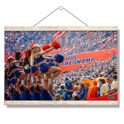 Florida Gators - Swamp Cheer - College Wall Art #Hanging Canvas