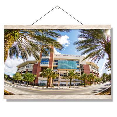 Florida Gators - Fisheye View Ben Hill Griffin Stadium - College Wall Art #Hanging Canvas