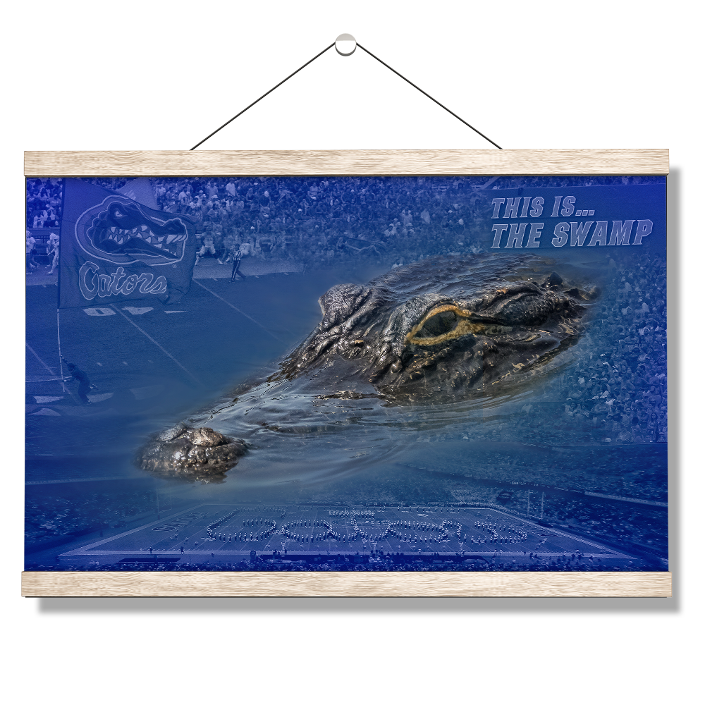 Florida Gators - Gator Swamp - College Wall Art #Canvas