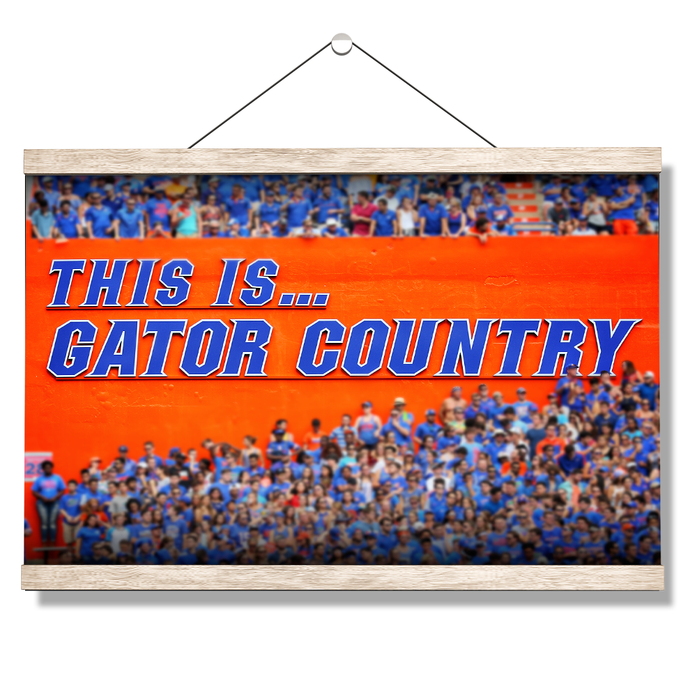 Florida Gators - Gator Country - College Wall Art #CAnvas