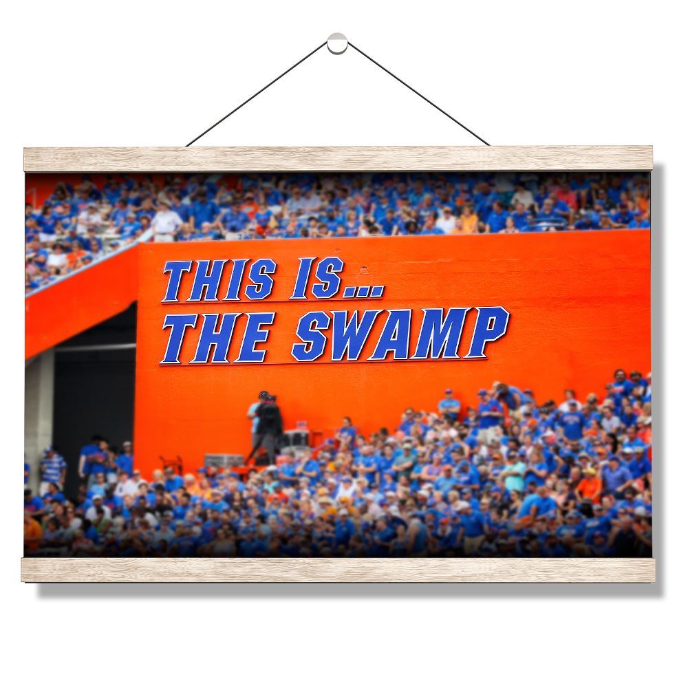 Florida Gators - Swamp Sign - College Wall Art #Canvas