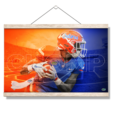 Florida Gators - Orange and Blue CHOMP - College Wall Art #Hanging Canvas