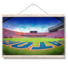 Florida Gators - Swamp End Zone - College Wall Art #Hanging Canvas