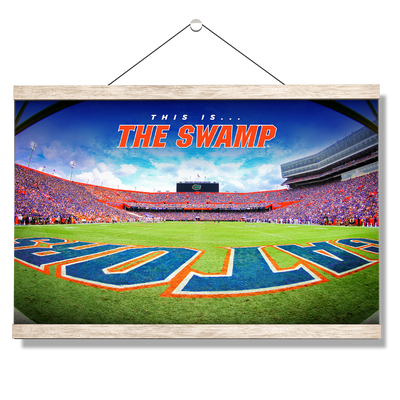 Florida Gators - This is the Swamp End Zone - College Wall Art #Hanging Canvas