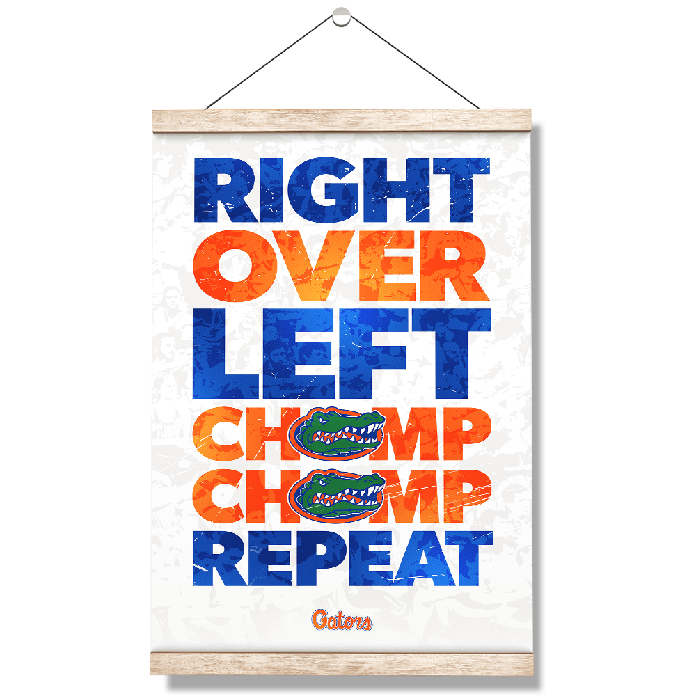 Florida Gators - Chomp Chomp - College Wall Art #Canvas