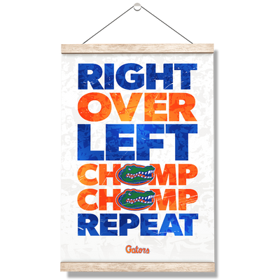 Florida Gators - Chomp Chomp - College Wall Art #Hanging Canvas