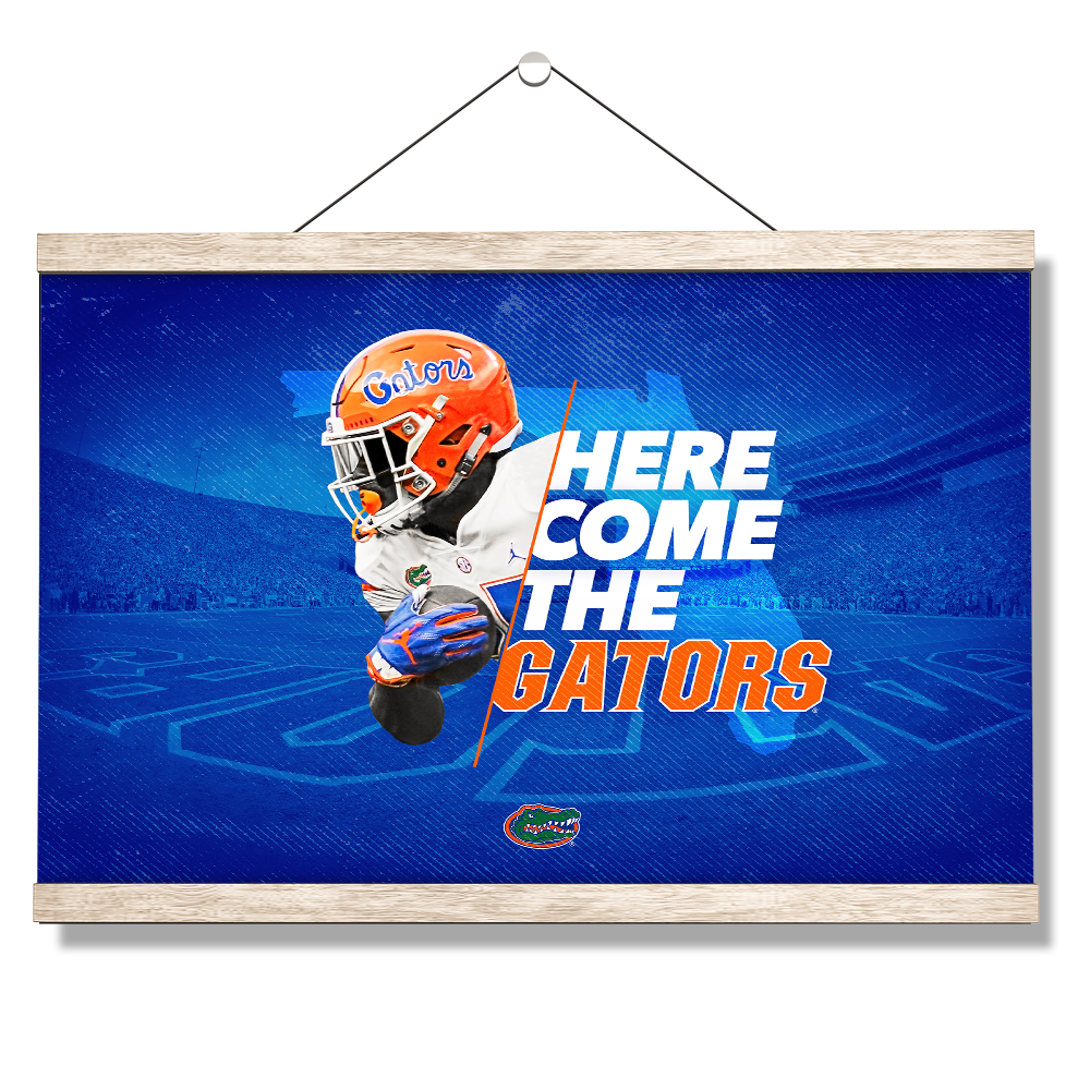 Florida Gators - Here Come the Gators - College Wall Art #Canvas