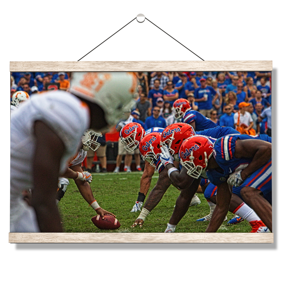 Florida Gators - Gator Line - College Wall Art #Canvas